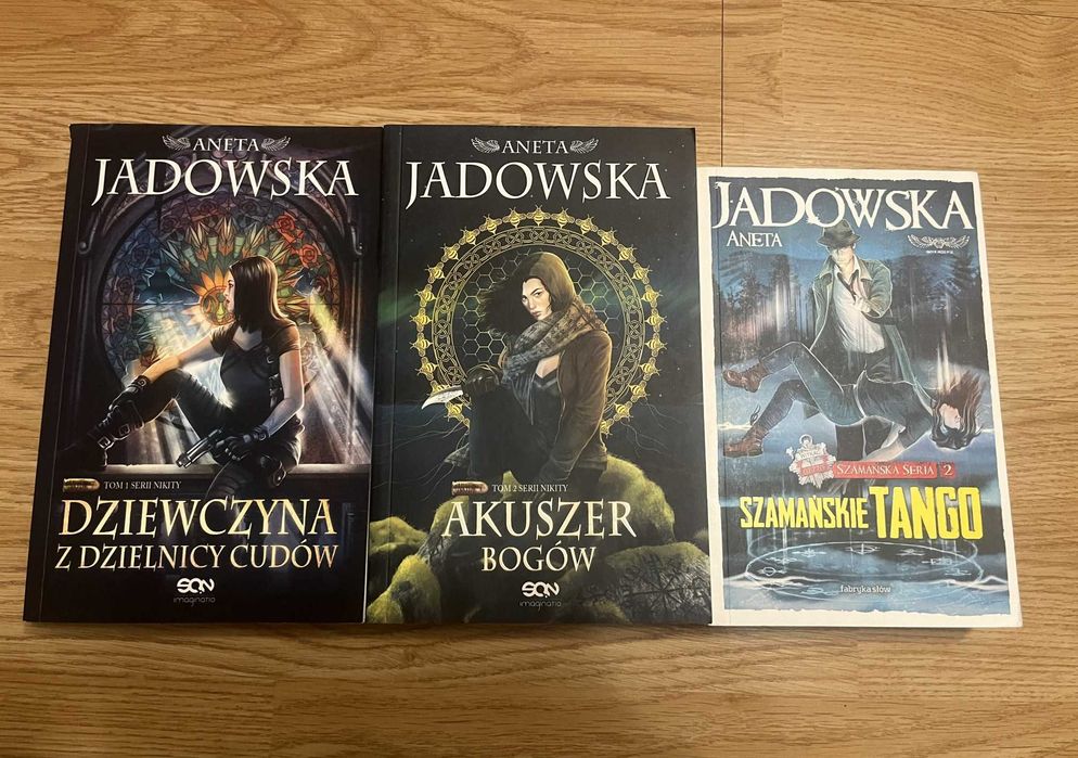 3 x Aneta Jadowska - Akuszer Bogów + Dziewczyna z Dzielnicy Cudów + Szamańskie tango