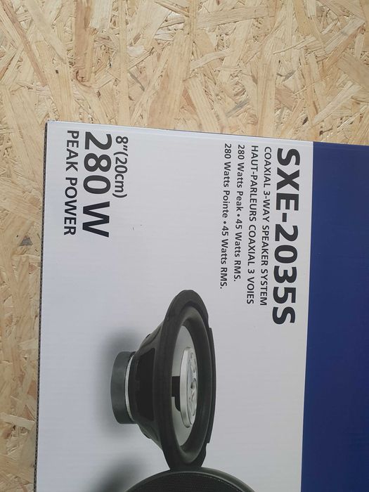 Głośniki Alpine 8 cali 20cm Nowe Trójdrożne kpl 2 sztuki