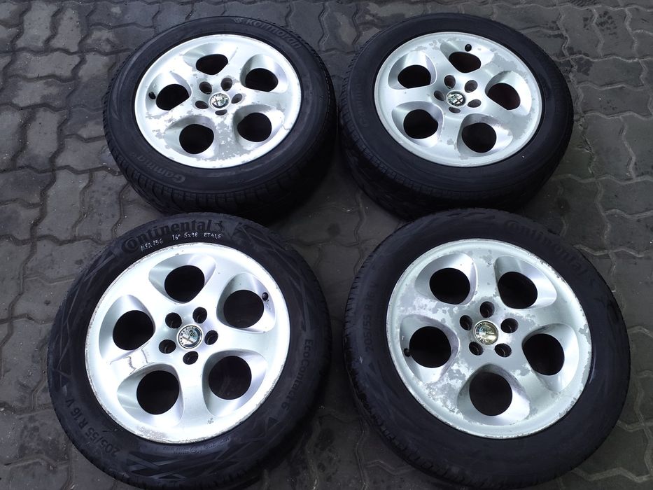 Jantes Alfa Romeo R16 Com Pneus  205/55 R16 Furação 5X98