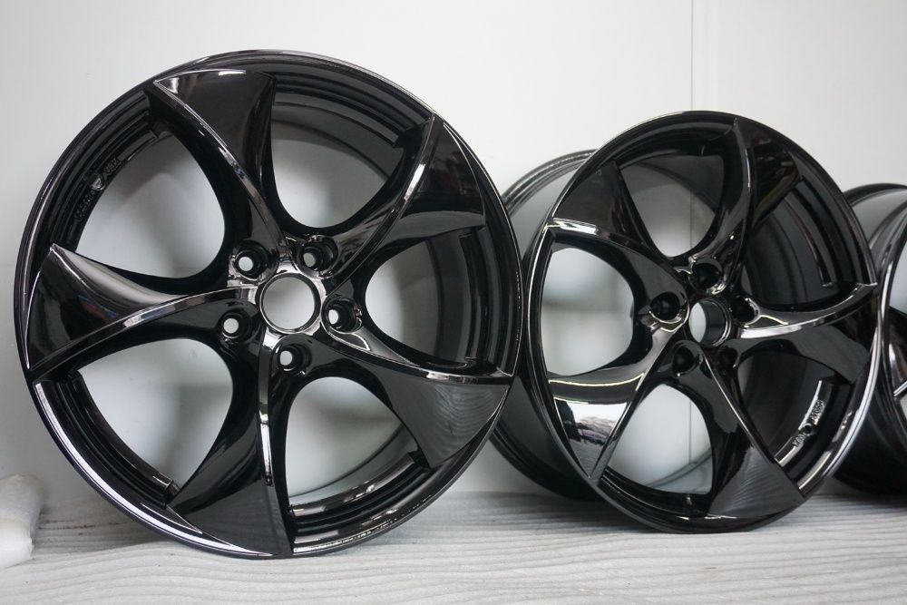 Alufelgi EAT-CMA 5x112 8Jx18" et35 cb70,4mm piekne czarny mega polysk!