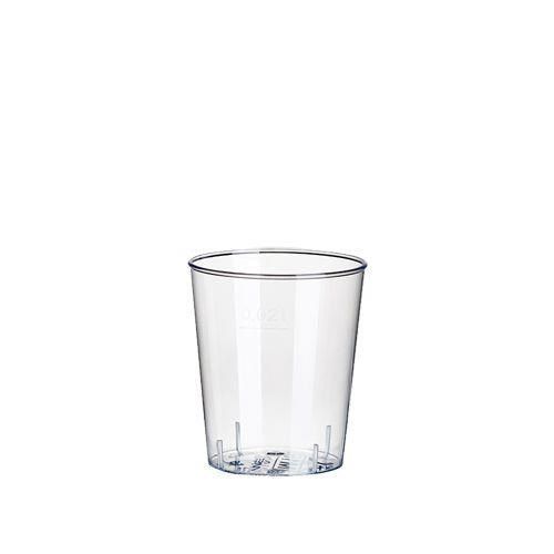 Kieliszki do wódki plastik imitacja szkła 40 sztuk