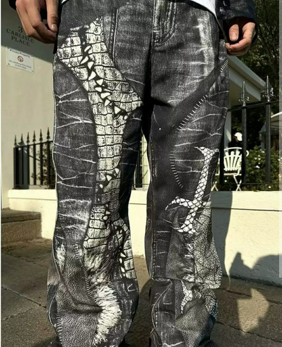 Широкі джинси хіп-хоп