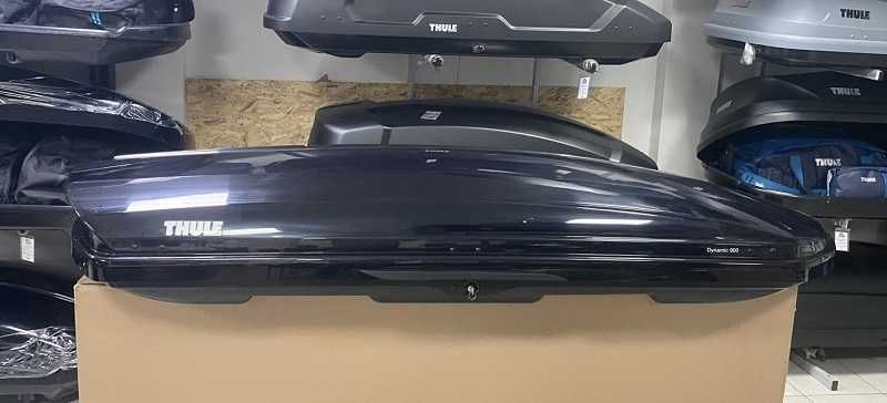 Автобокс на крышу авто Thule Motion XT Vector Pacific Touring Force Dynamic Pulse Exellence Atlantis Flow Low чорні сірі матові глянцеві нові вживані