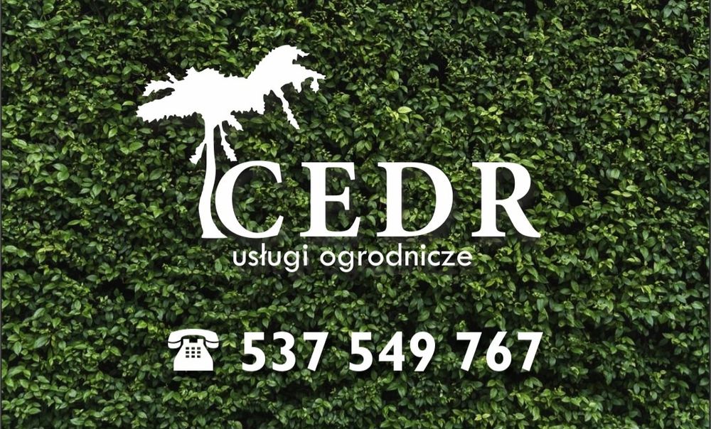 Usługi ogrodnicze CEDR