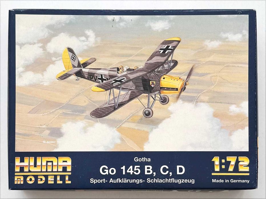 Huma-Modell_Gotta – Go 145 B,C D. Esc. 1:72. Como novo.