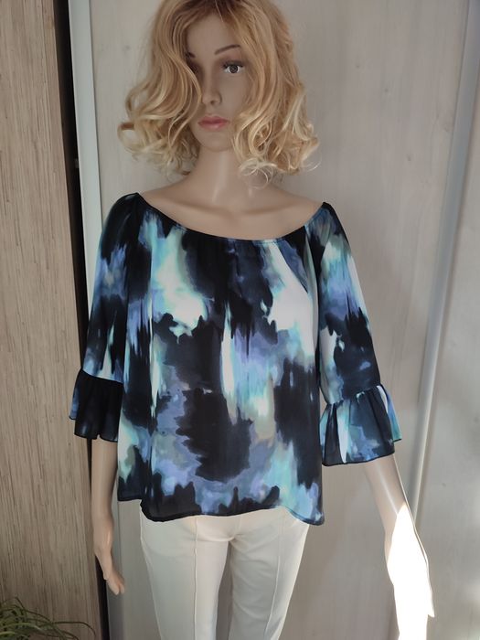 Bluzka damska hiszpanka niebieska ombre , firmy Bik Bok , roz xs