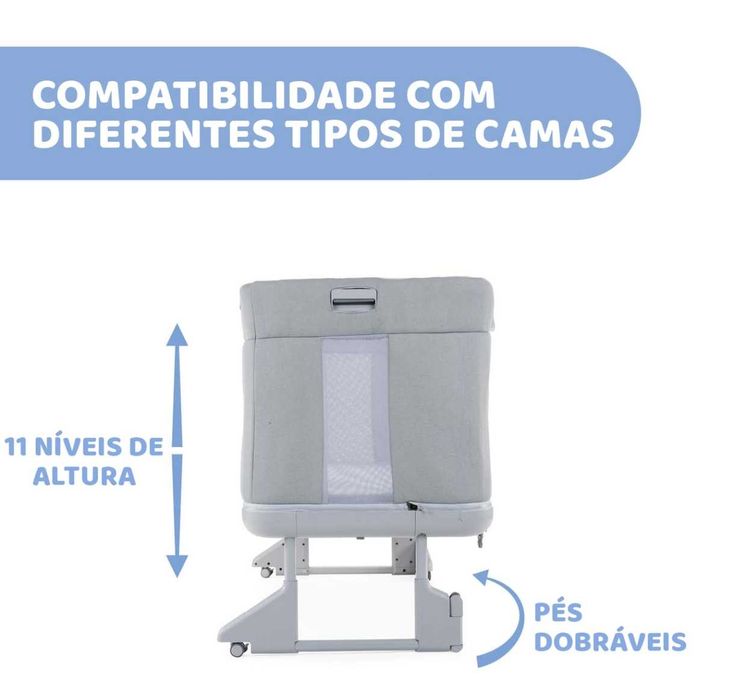 Berço criança Chicco Next2me Forever como nova