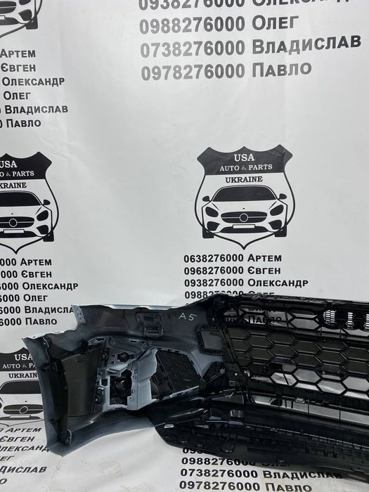 AUDI A5 Бампер передній S-line у ​​зборі (Б/В оригінал) 2020-23