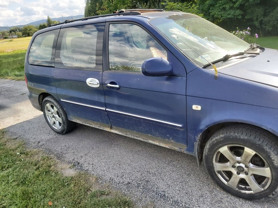 kia canival maska zderzak lampa części 2.9 crdi