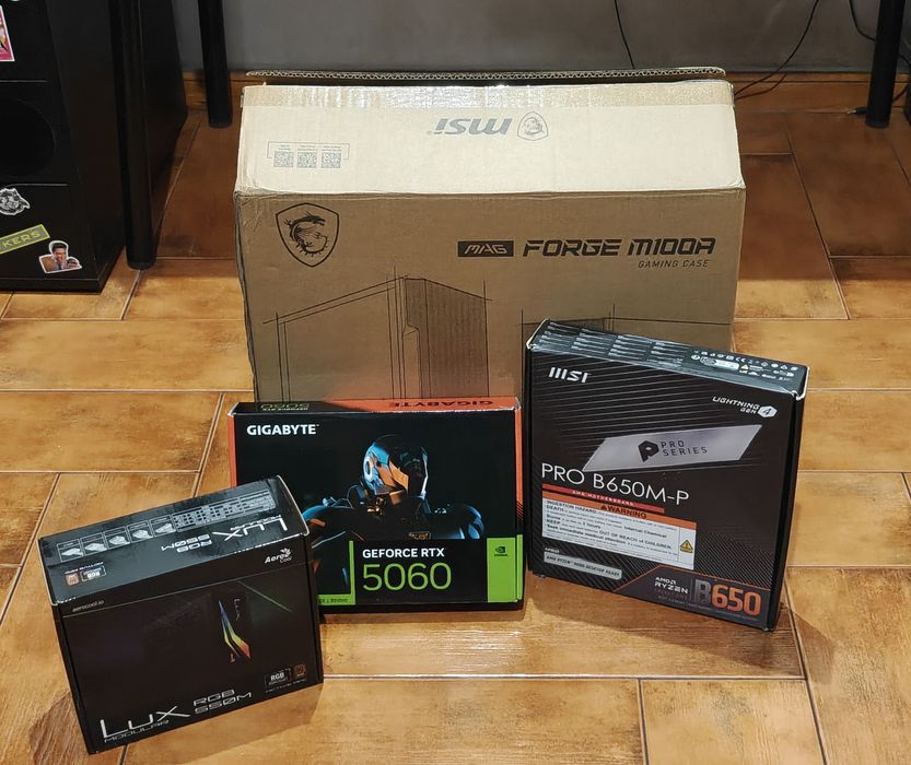 PC Gaming Ryzen 5 + RTX 5060 8GB + 16GB DDR5 | Pronto a usar