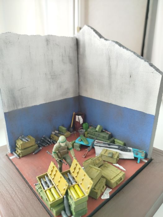 Діорама "Трофеї ", масштаб 1:35