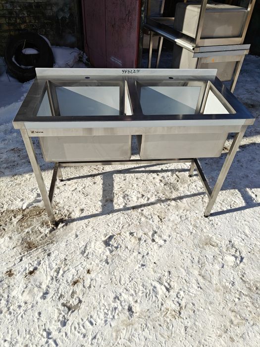 Ванна мийна подвійна, стіл з мийкою зліва нові в наявності!!!