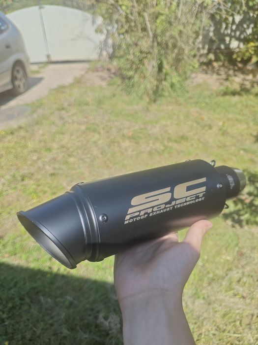 Прямоточний глушник sc project, прямоток вихлоп