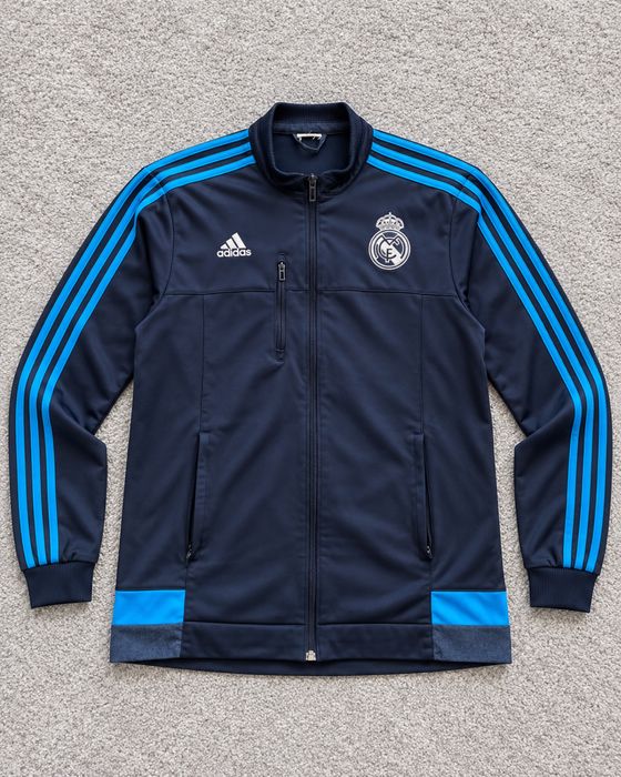 Casaco Adidas Real Madrid Azul Marinho | Track Jacket
