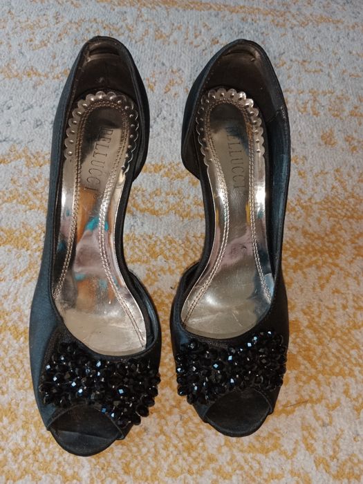 Buty na obcasie 8 cm, rozmiar 37