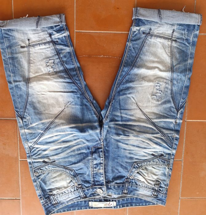 calções de ganga tam 42