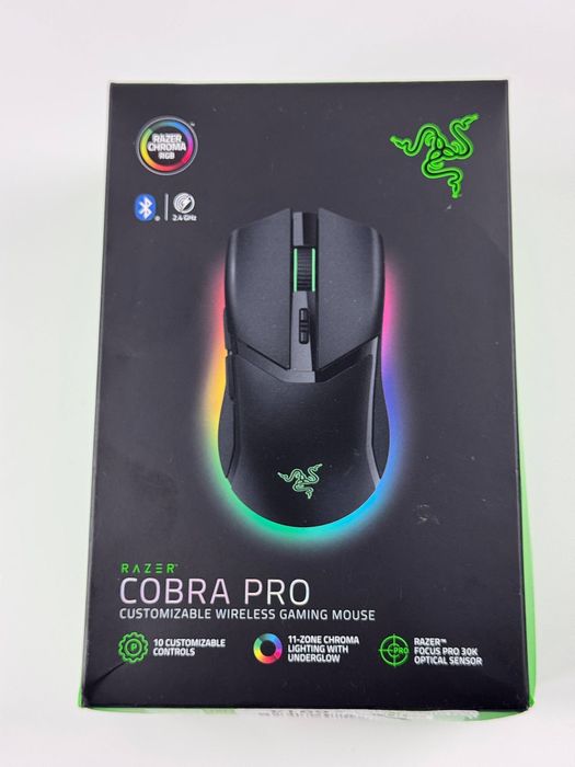 Бездротова ігрова миша Razer Cobra Pro Black (‎RZ01-04660100-R3G1)