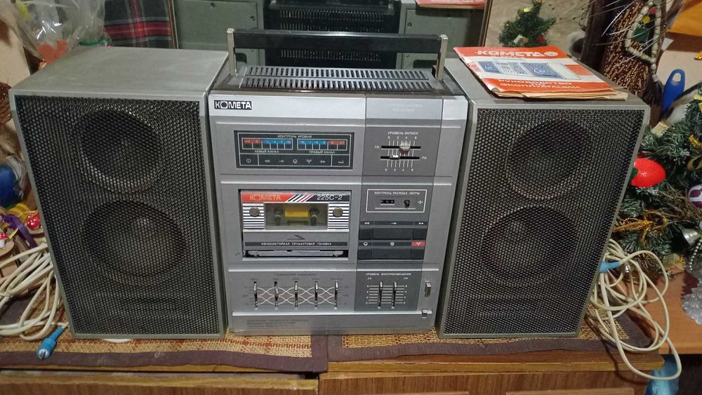 Стериомагнитофон кассетный  М-225с-2 НОВЫЙ.