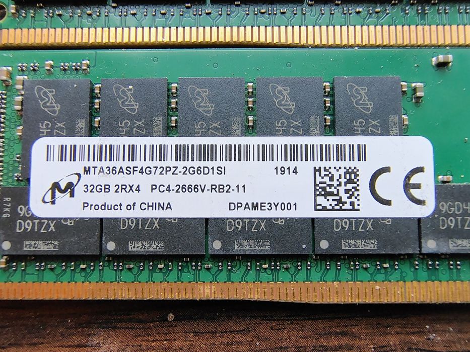 Серверна DDR4 DDR3 32GB 16Gb 8Gb 4Gb ECC reg 3200 2933 2666 2400 2133 12800