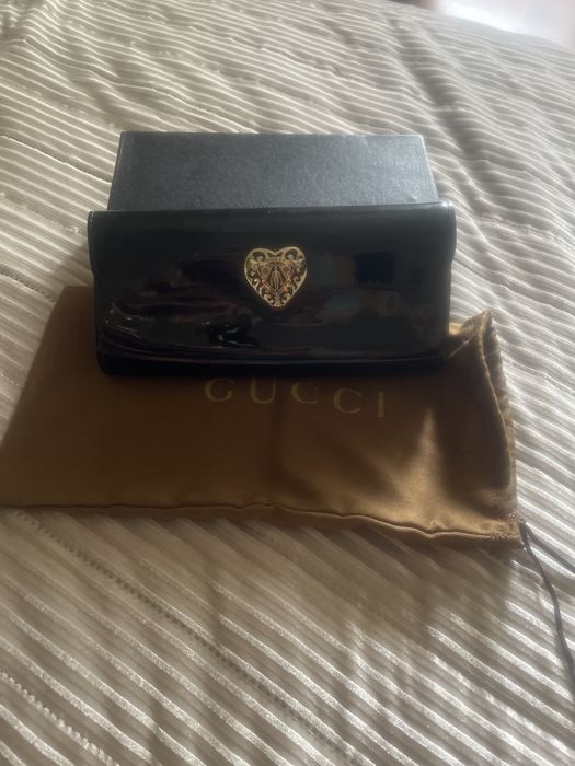 Gucci Гаманець чорный шкіра лак Gucci новий