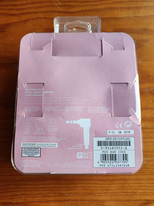 ENVIO GRATUITO | Fones / Auscultadores Rosa Sony - com defeito!64297533119490124