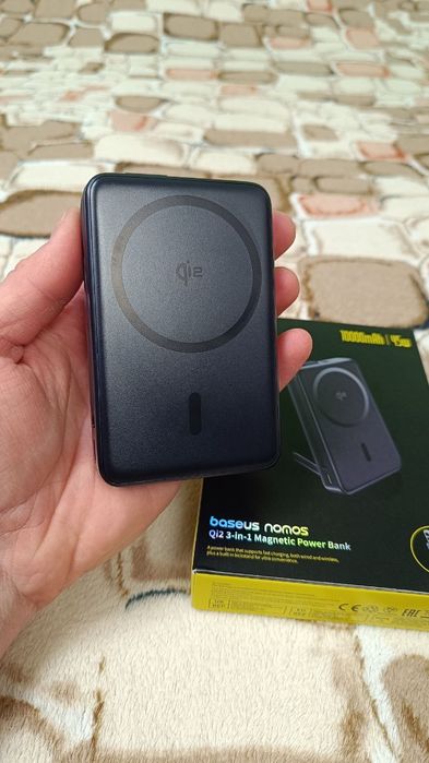 Павербанк Baseus Nomos Qi2 10000mAh 45W MagSafe Qi2 15W басеус
