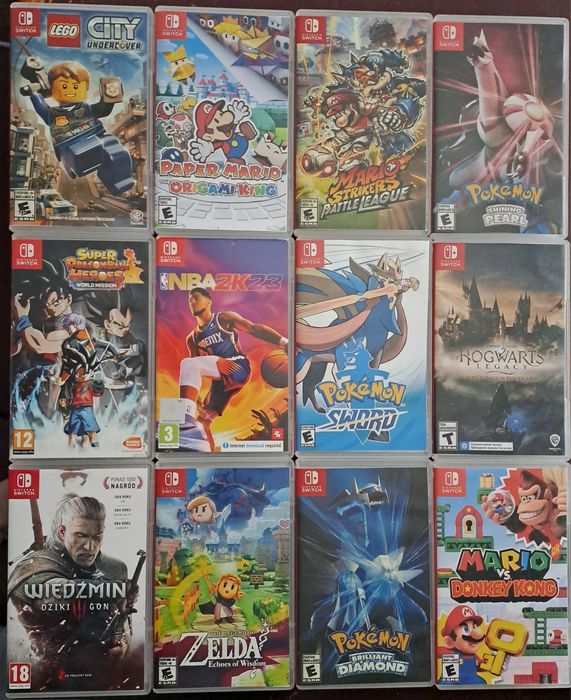 Gry na Nintendo Switch od 70 zł