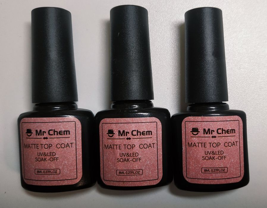 Топ матовый гель лак Mr Chem 8ml