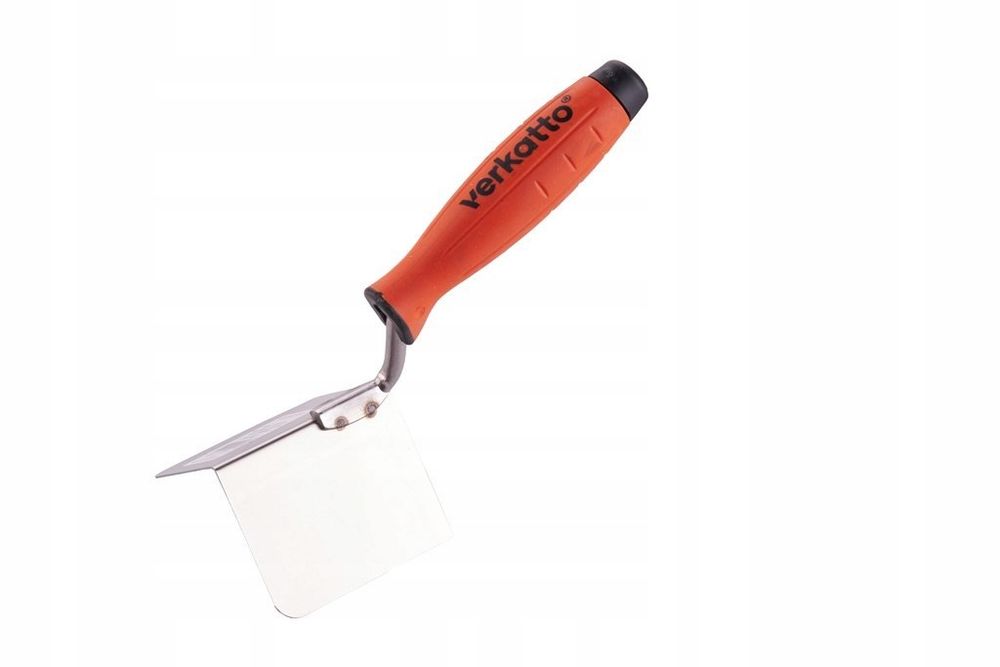 Kielnia zewnętrzna nierdzewna 80x60 mm z gumową rączką Verkatto VR-5627