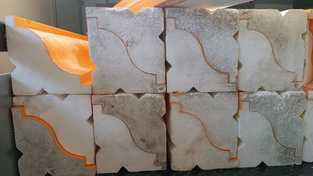 Moldes cornijas plastificados (cimalha)