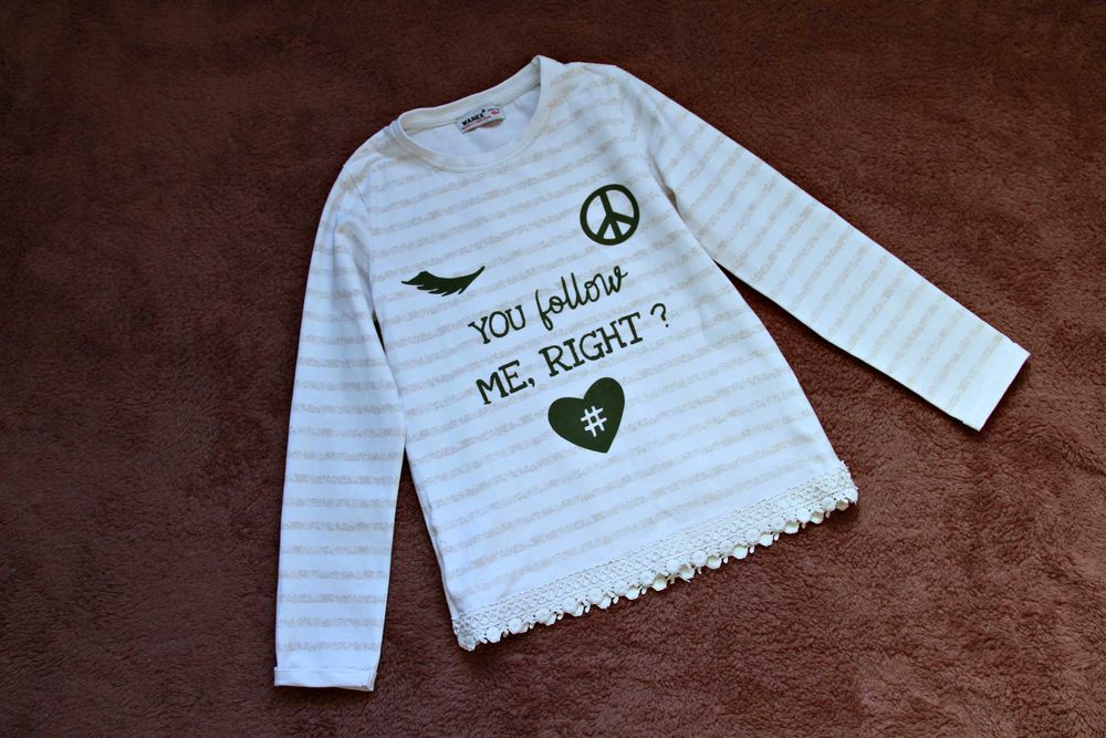 Бавовняний реглан WANEX для дівчинки 8-9 років на зріст 134см.