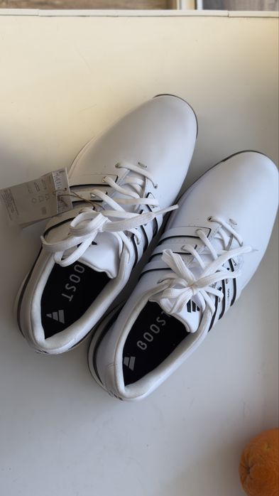 Кроссовки ботинки для гольфа с шипами adidas 26см