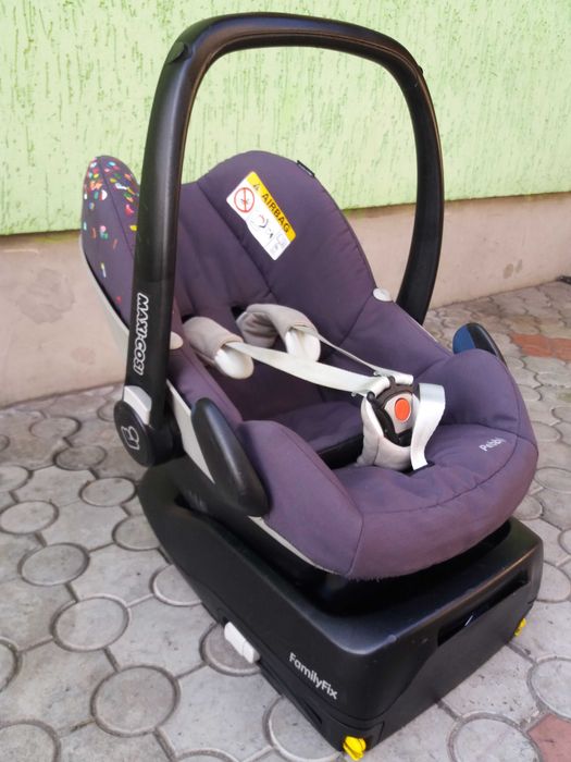 Автокрісло Maxi-Cosi CabrioFix Pebble з базою Maxi-Cosi FamilyFix