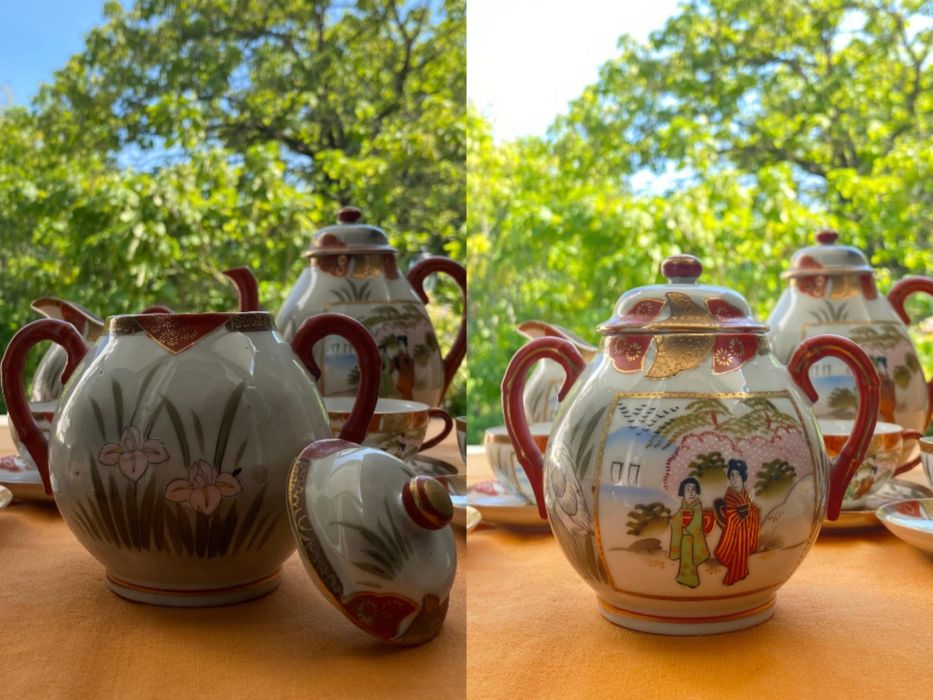 Serviço de Chá em porcelana