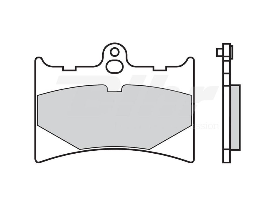 07gr5605 - pastilhas de travão orgânicas brembo 07gr5605