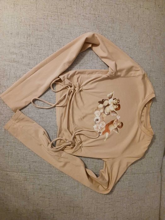 Bluzka z długim rękawem Crop top