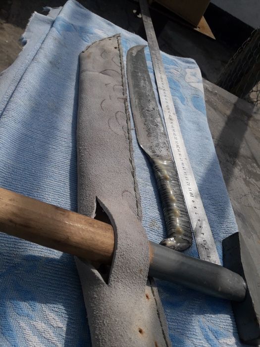 Мачете кований толстий