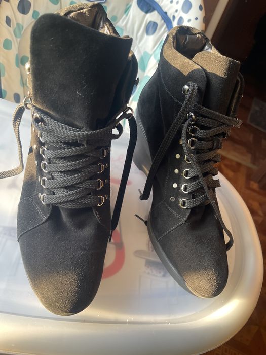 Ботіночки замшеві натуральні на меху