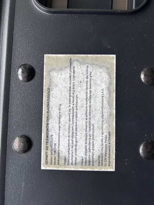 Uchwyt na ścianę TV ramię do 50 kg