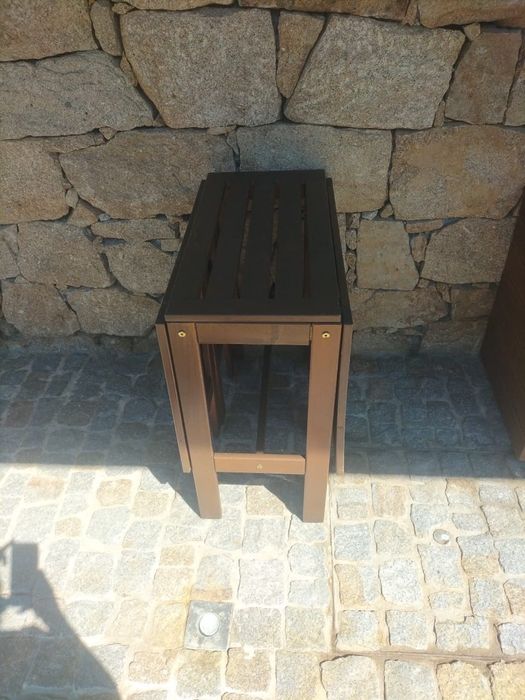 Cadeira madeira Applaro Ikea exterior