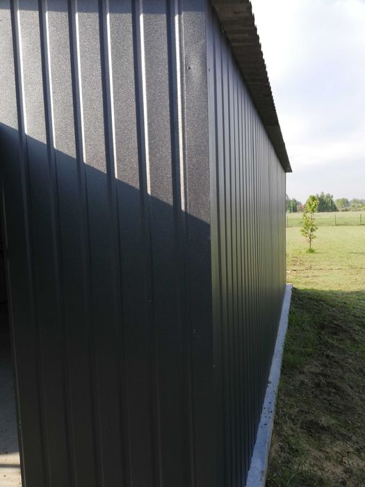 Garaż Blaszany GRAFITOWY - Blaszak - Magazyn - Schowek  – ESSTAL-