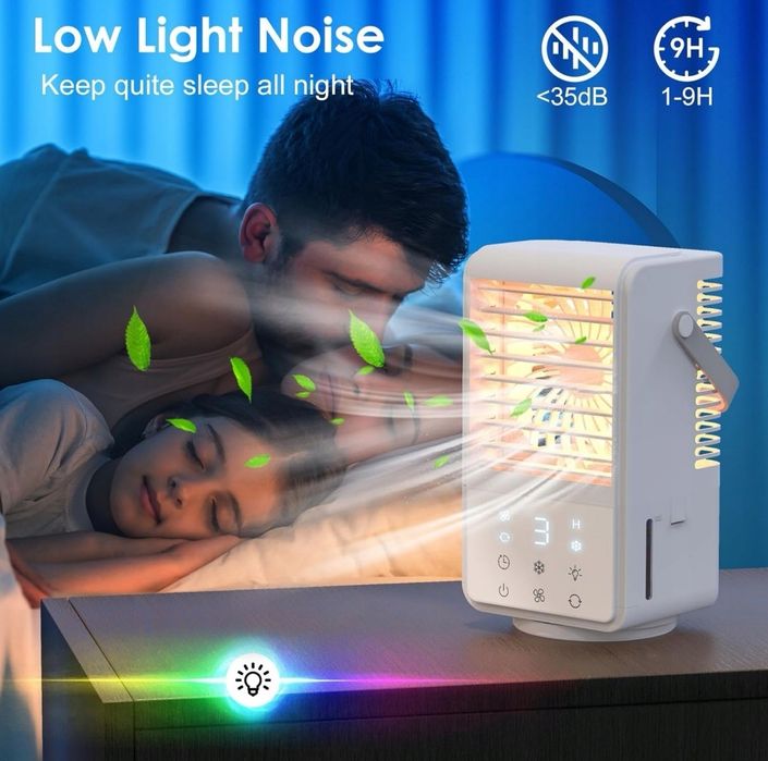 Klimatyzator przenośny mini wentylator air cooler WIAONE 4 w 1 YP16