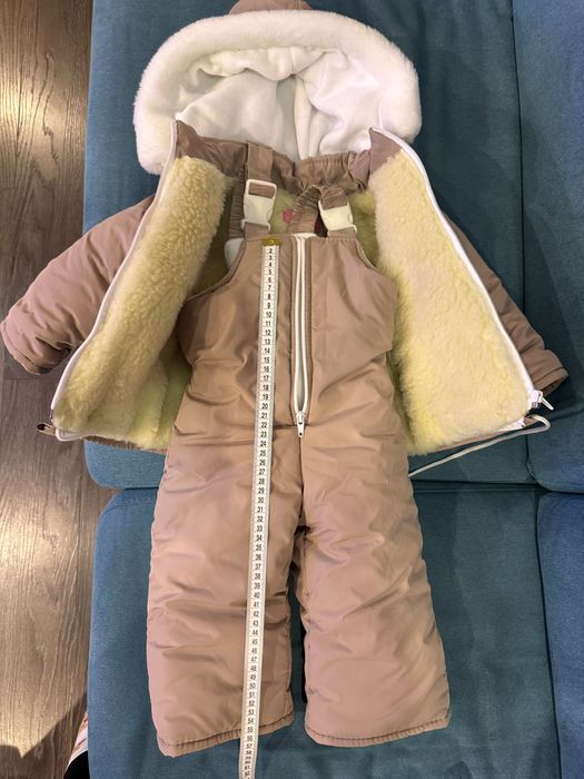 НОВИЙ Дитячий зимовий комбінезон 3 в 1, від 0 до 2 років,