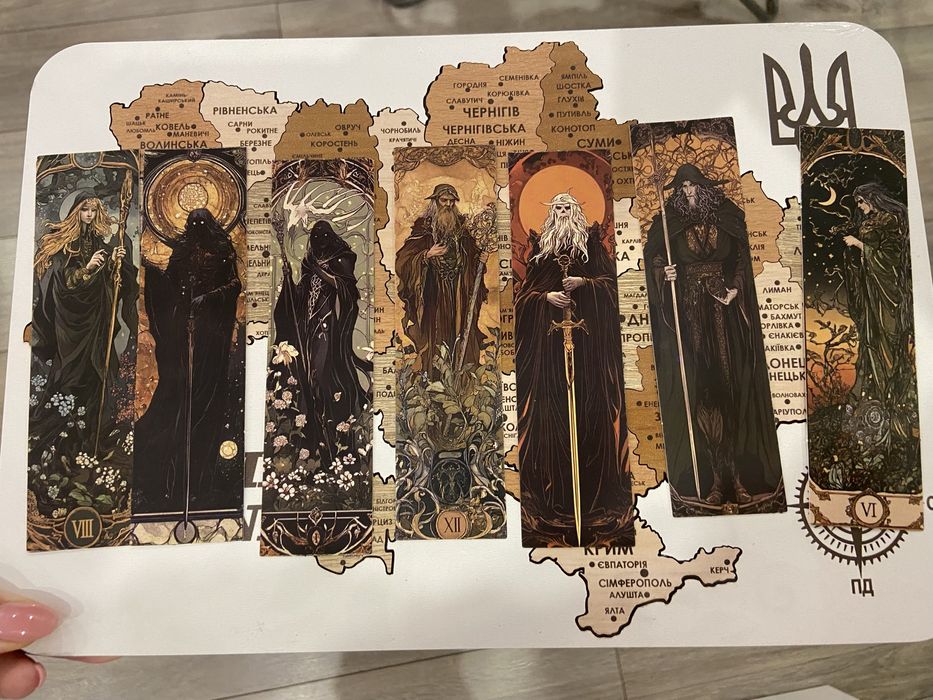 Закладки для книг. Дарк. Готичний стиль. Готика