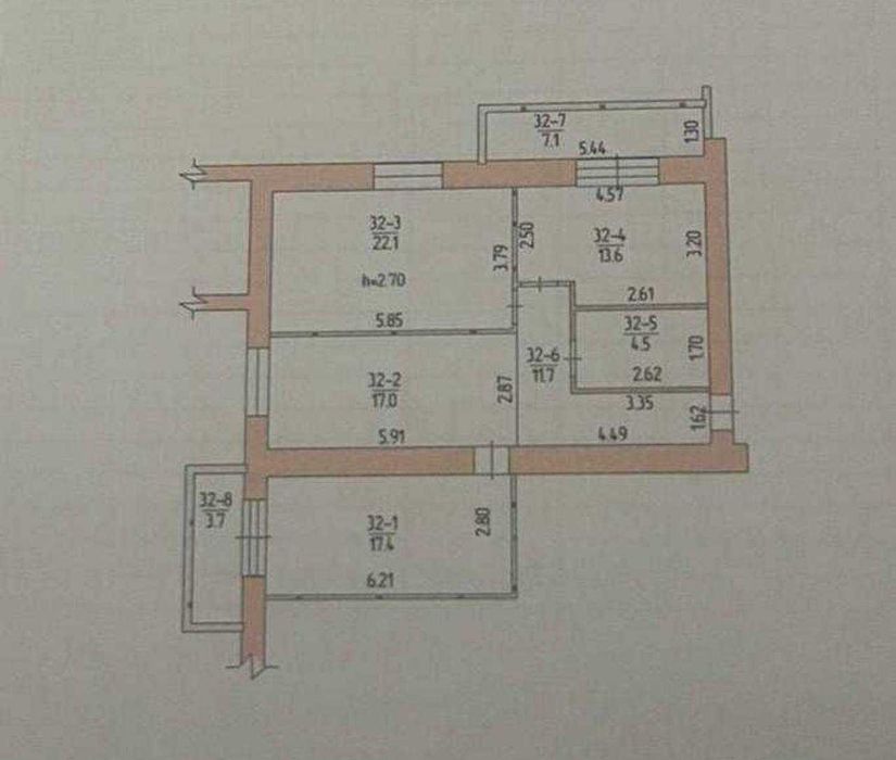 Продам 3х квартиру в новобудові БЕЗ КОМІСІЇ! ЖК Центральний 97м2