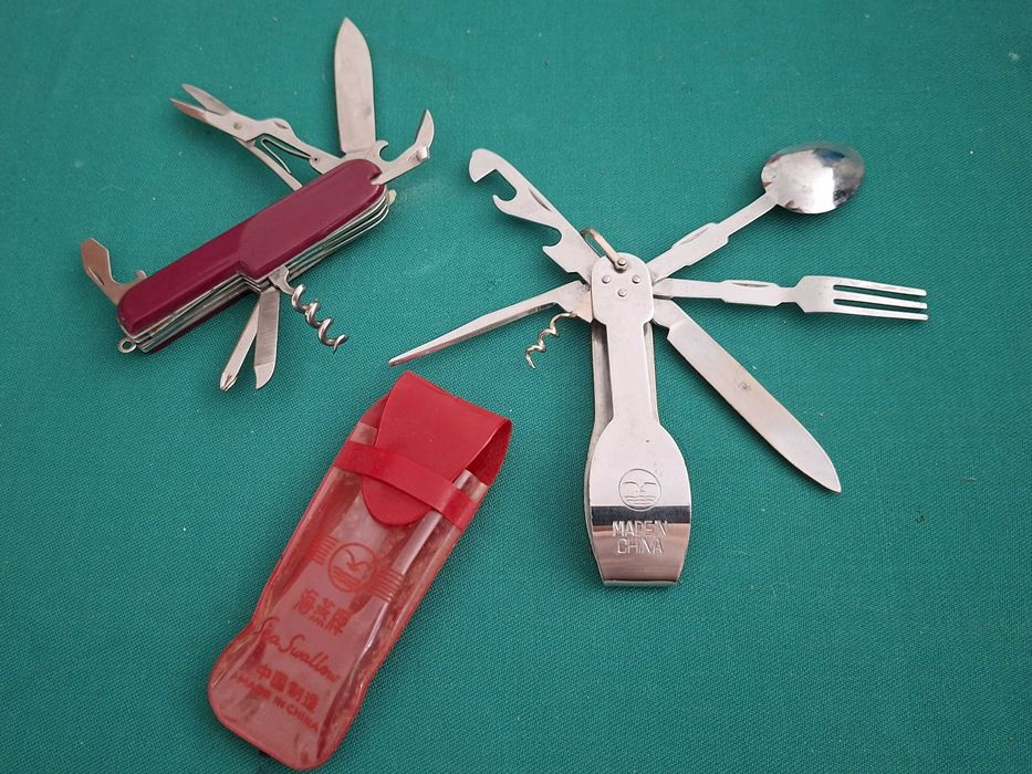 4 Canivetes Multifunções antigos