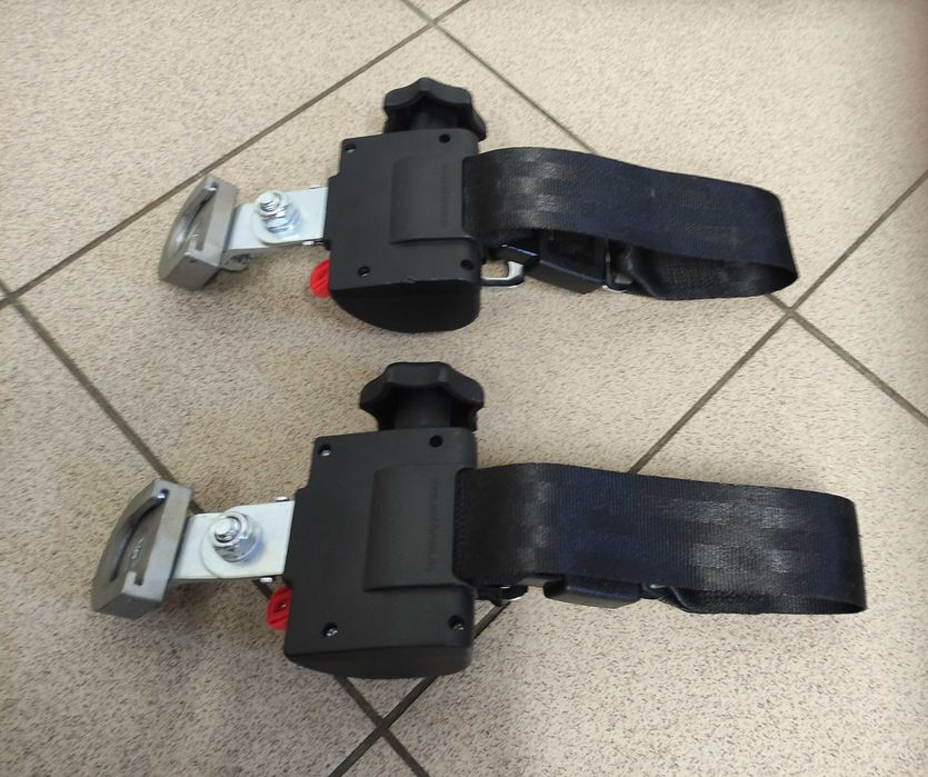 Pasy mocowania wózka inwalidzkiego na klips AMF Bruns. Nowe !!! Okazja