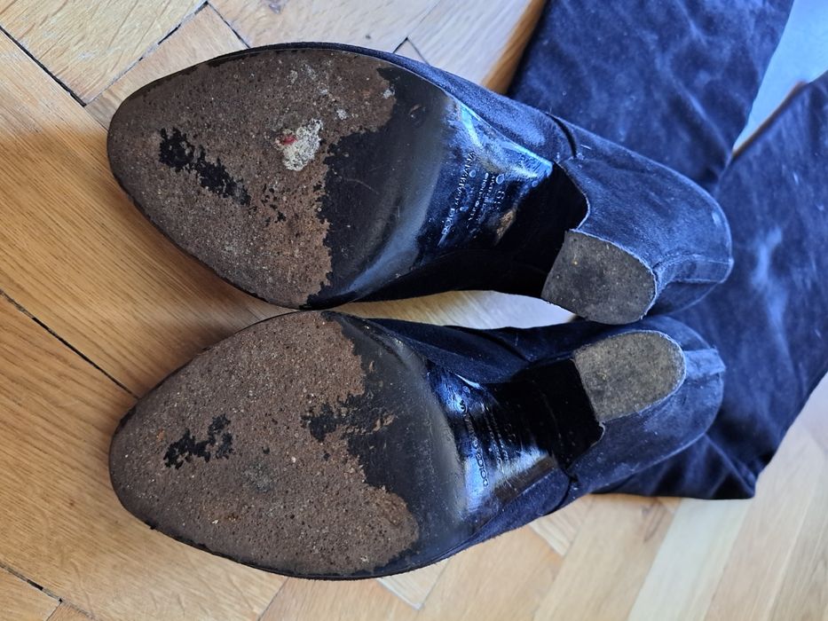 Dolce & Gabbana 39 zamszowe kozaki