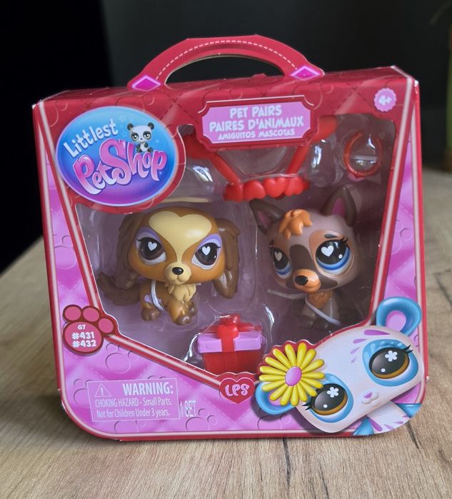 Nowy zestaw figurki LPS Littlest Pet Shop pies puppy love