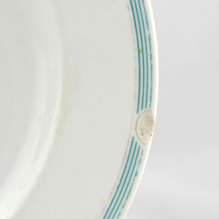 Conjunto de prato de servir e travessa em porcelana Checoslovaca EPIAG